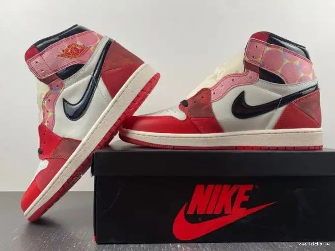Chep Onekick ACROSS THE HIGH SPIDER-MAN SPIDER-VERSE DV1748-601 JORDAN 1 OG 0414